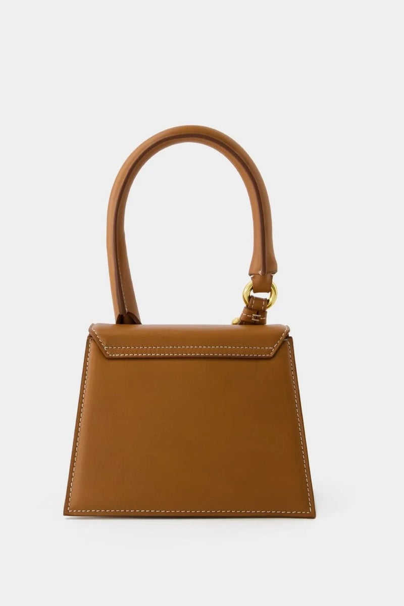 JACQUEMUS Le Chiquito Moyen Patent Leather Bag With Crossbody Strap - Image 3
