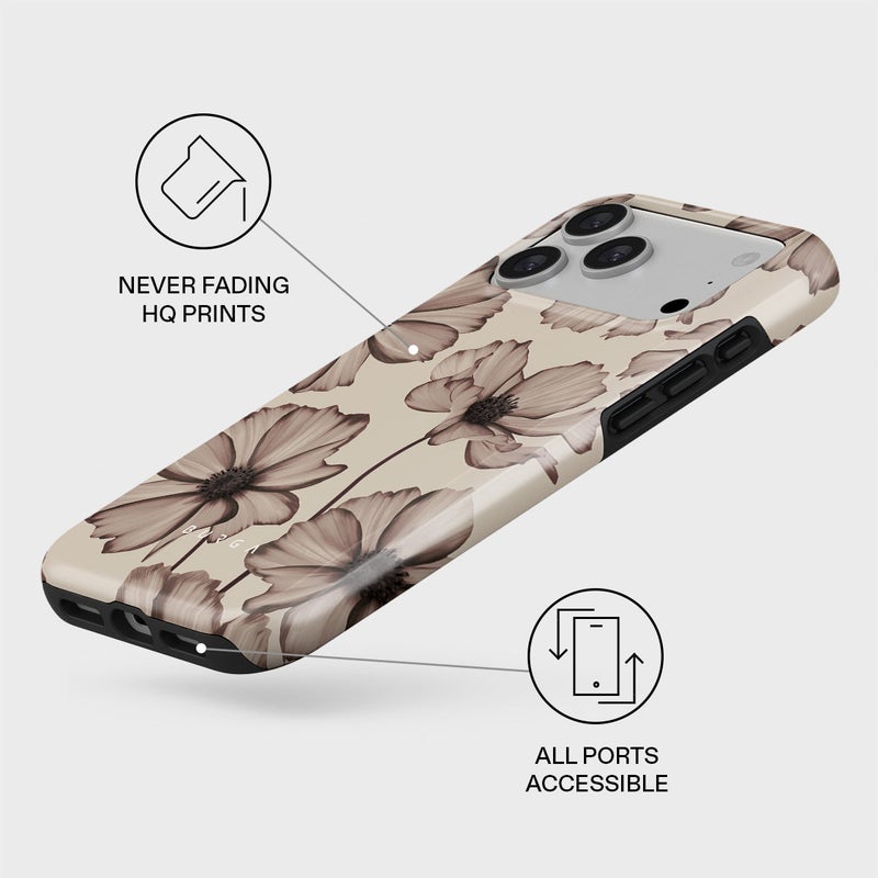 بورجا جراب بورجا لهاتف آيفون  برو ماكس بحماية مزدوجة الطبقات مقاوم للخدش والصدمات - Image 3