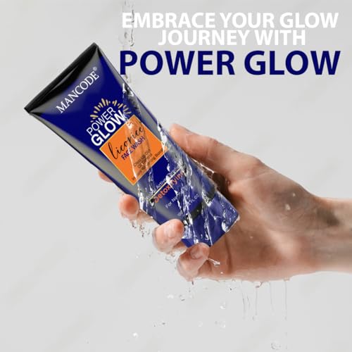 MAN CODE Mancode Power Glow Face Wash & Power Glow Scrub Combo for Men, Deep Cleanse & Exfoliate, Boosts Radiance & Reduces Blackheads, 100ml Each| Pack of 2 - Image 5