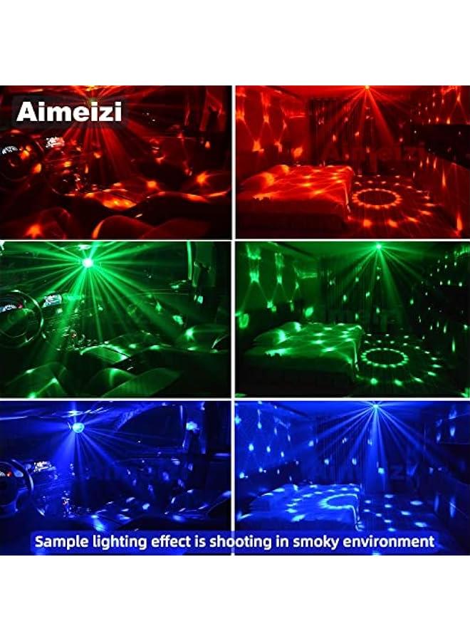 Disco Ball Light, Party Decorations Lights, USB LED Mini Sound Activated DJ Dance Stage Light Colourful RGB Strobe Lamp for Home Room Dance Karaoke Xmas Happy Birthday Wedding Club Show - Image 2