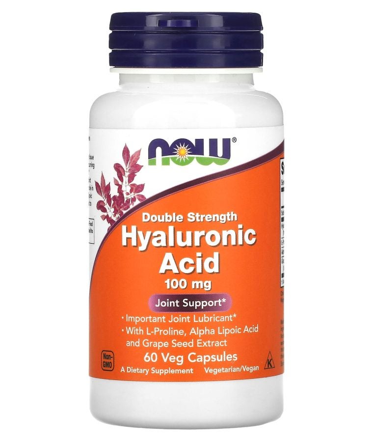 now Hyaluronic Acid 100 mg 60 Veg Capsules
