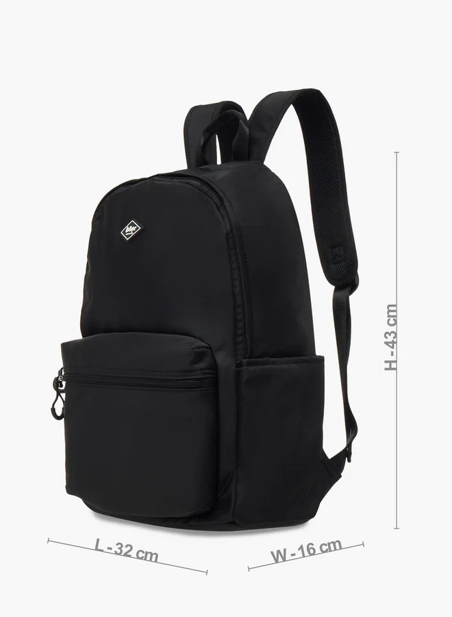 لي كوبر Solid School Backpack with Adjustable Straps and Zip Closure - 32x16x43 cm