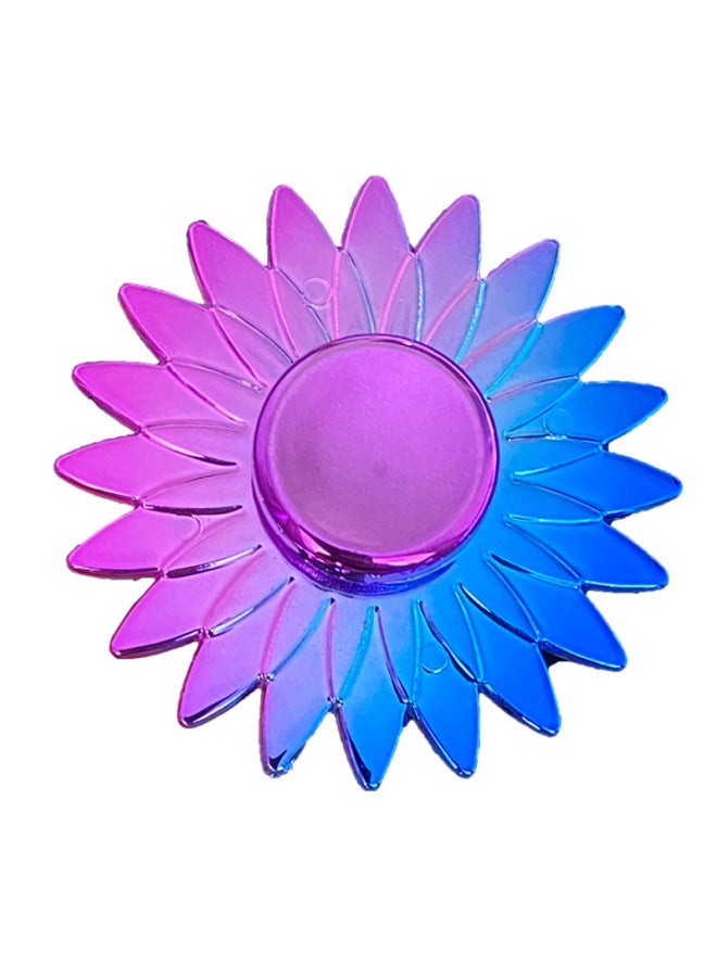 Spinning Top Toy Led Light - Gyroscopic Plaything In Red Blue Green - Classic Children's Game-Color:Gradient Colorful Lotus-Specifications:About 6cm In Diameter  - Image 1