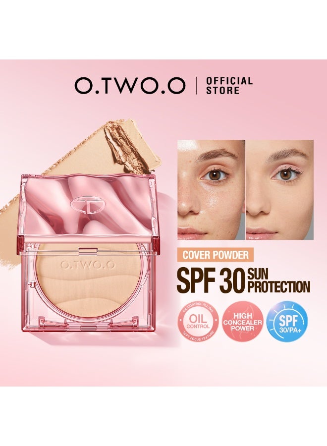 OTWOO FitMe SPF30 Weightless Oil Control Powder – Long-Lasting Matte Finish Compact (#01,PORCELAIN) - Image 3