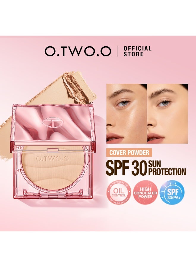 OTWOO FitMe SPF30 Weightless Oil Control Powder – Long-Lasting Matte Finish Compact (#01,PORCELAIN) - Image 2