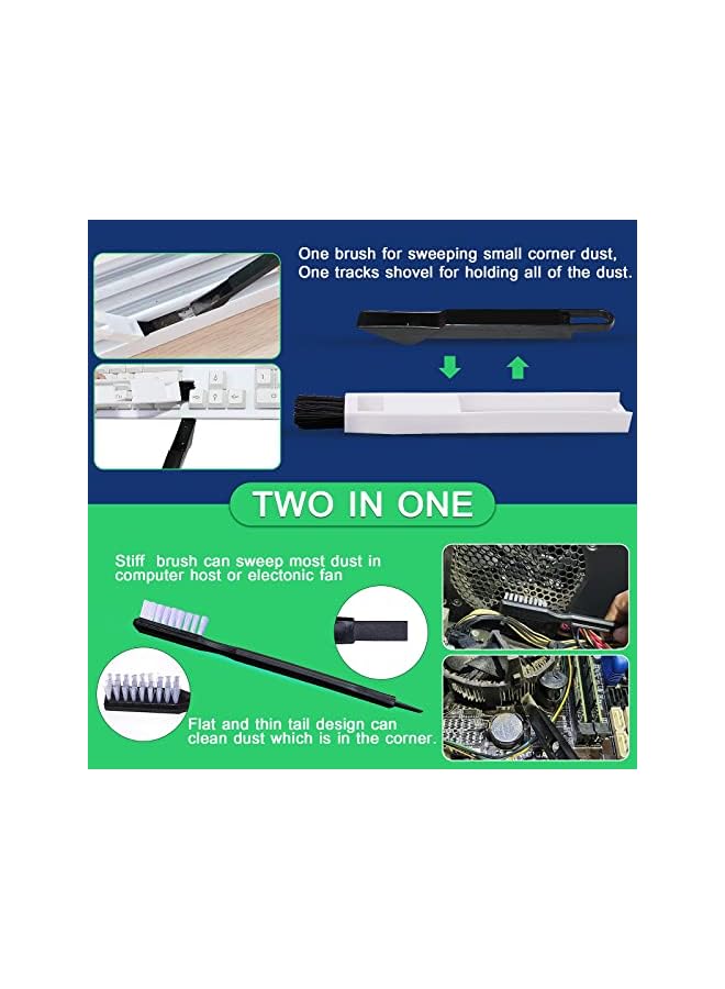 Goodern 11-in-1 Keyboard Cleaning Kit Electronics Cleaner Kit Multi Soft Anti-Static Cleaning Brush Phone Cleaning Kit Desk Cleaner Set for Earbuds/Phone/Laptop/Camera/Watch/TV/Car Player - Image 5