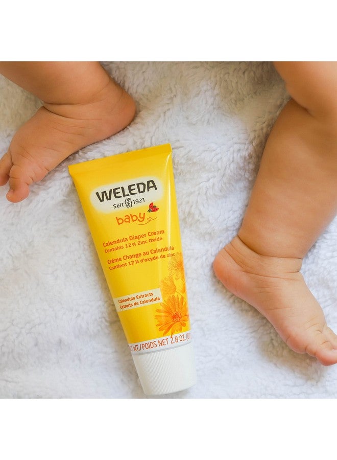 Weleda كريم حفاضات ويليدا للأطفال، 2.8 أونصة سائلة، حماية غنية بالنباتات مع كاليندولا، بابونج، زيت لوز حلو، لانوولين وأكسيد الزنك - Image 3
