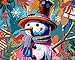 Springbok Festive Frosty 1000 Piece Jigsaw Puzzle for Adults Colorful Christmas Snowman Unique Cut Pieces Made in USA - Image 2
