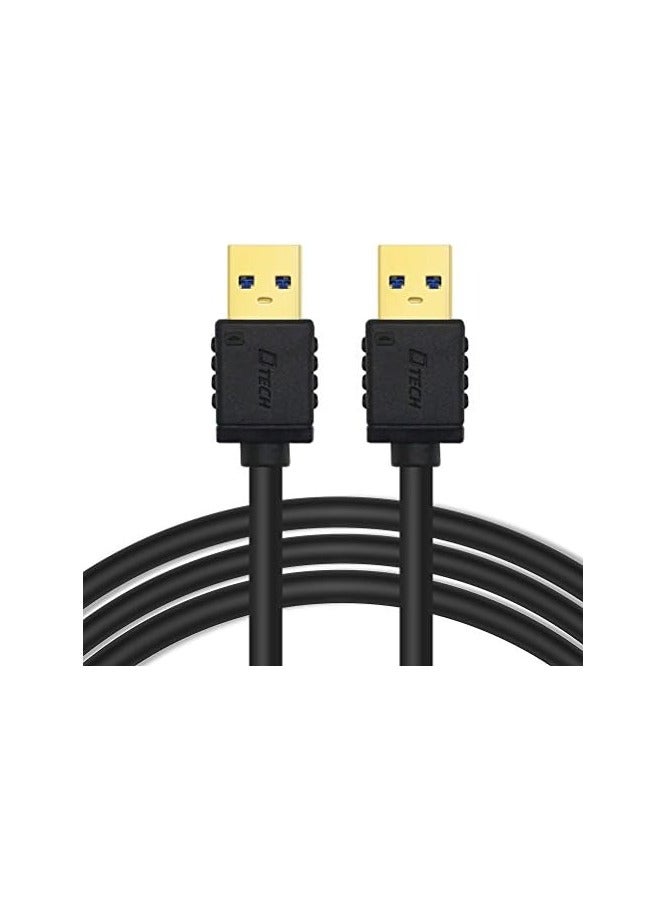 DTech USB Type A 3.0 Cable 6 ft Male to Male High Speed Data Cord in Black - Image 4