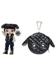 Na! Na! Na! Surprise Na! Na! Na! Surprise 19cm Maxwell Dane Doll - Glam Series 1, Collectible Soft Fashion Doll with Metallic Puppy Purse  - Image 1