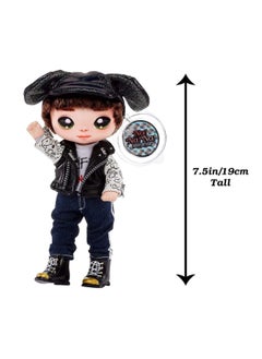 Na! Na! Na! Surprise Na! Na! Na! Surprise 19cm Maxwell Dane Doll - Glam Series 1, Collectible Soft Fashion Doll with Metallic Puppy Purse  - Image 3