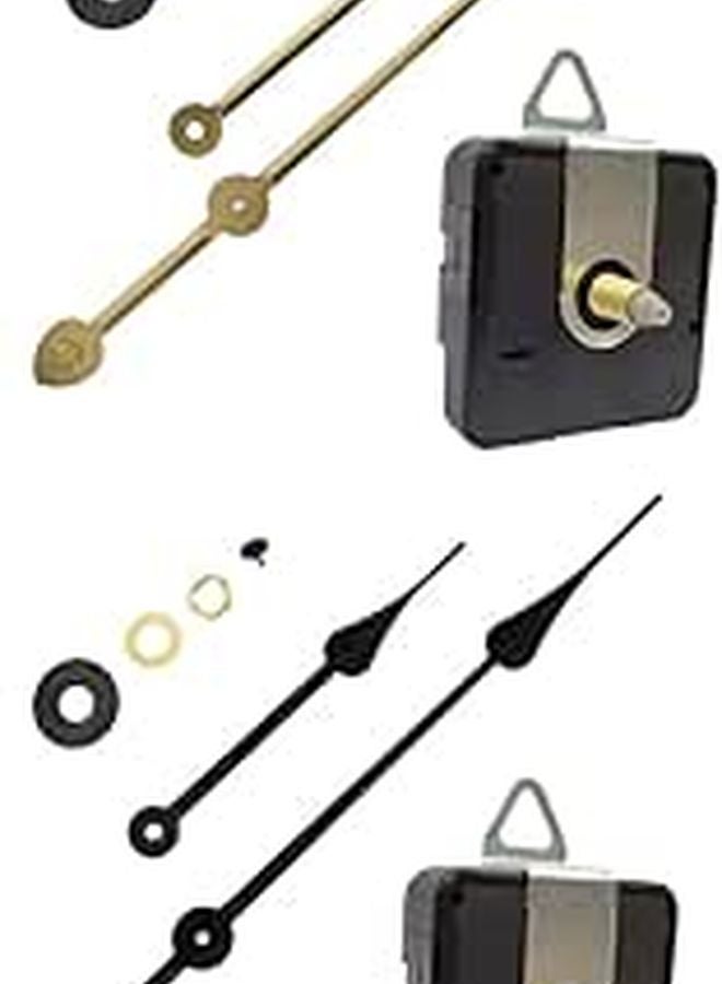 2 Sets DIY Clock Movement Mechanism Kit Replacement Parts For Home Office Classroom - Image 1