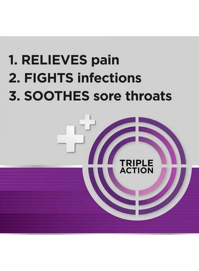Strepsils Extra Blackcurrant Lozenges 24's – Sore Throat Relief – Soothing Throat Lozenges - Image 3