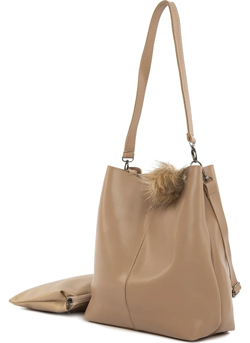 باجموري Mink Unit Magnet Snap Bag