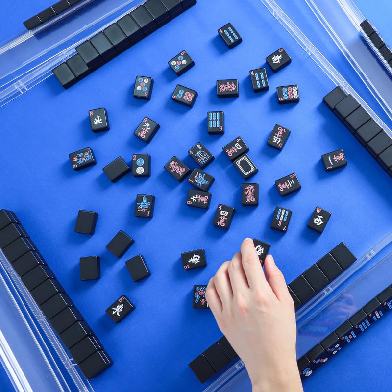 GUSTARIA American Mahjong Tiles (1.2â€,Tiles Only), 166 Mahjong Tile Set with Black Color (Tiles Only) - Image 4