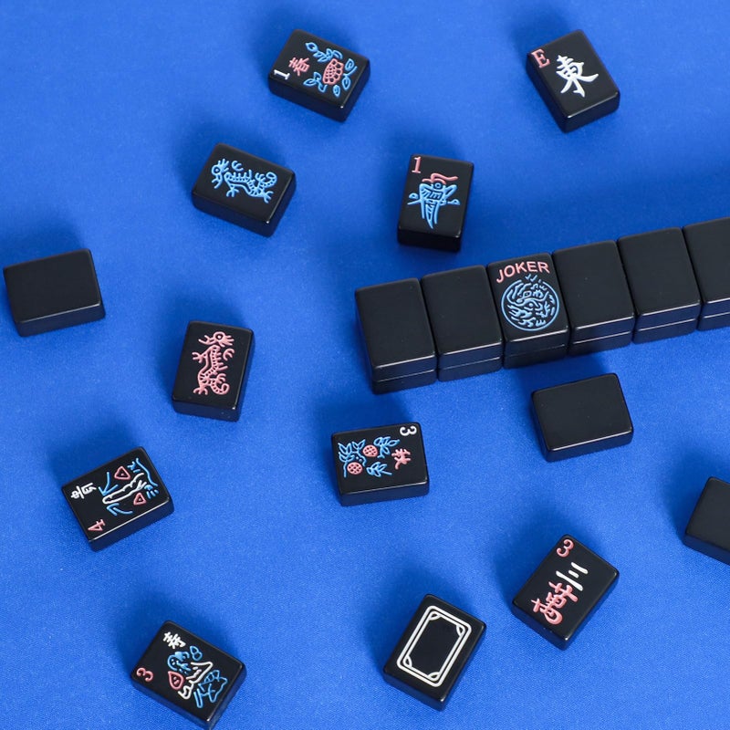 GUSTARIA American Mahjong Tiles (1.2â€,Tiles Only), 166 Mahjong Tile Set with Black Color (Tiles Only) - Image 5