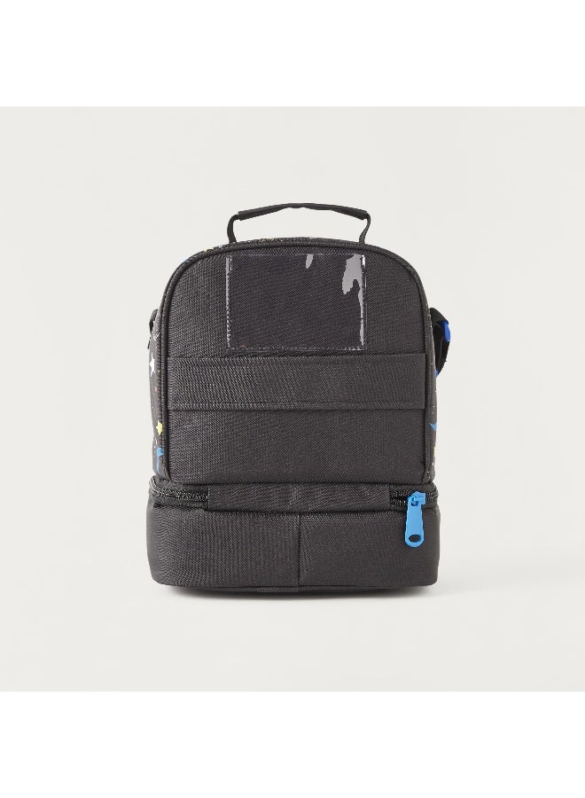 Must Lunch Bag - Astronaut - Collection - 2Cmprt (Polyester) Black \ 24X12X20 - Image 4