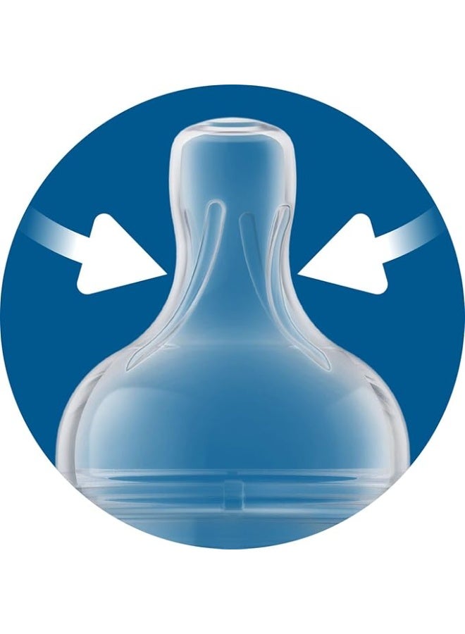 Avent Philips Avent Anti-Colic Baby Bottle – 330ml, Compatible with Air Valve, Transparent, Pack of 1 - Image 2