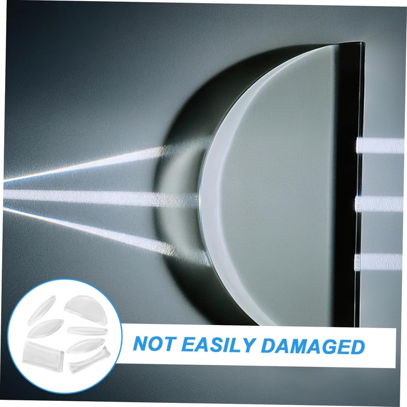 7pcs Optical Experiment Kit Science Optical Lenses Set Convex Concave Lenses for Teaching Lab Use - Image 3
