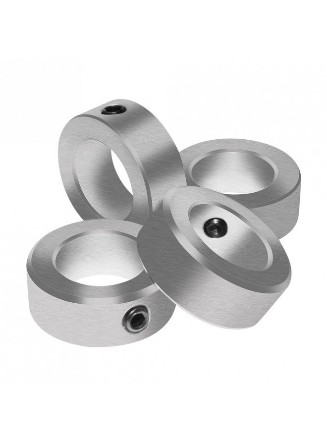 AZSSMUK 5/8" Bore Solid Steel Style Zinc Plated Set Screw Shaft Collars for Lawn Tractor,Garage Doors - Image 4