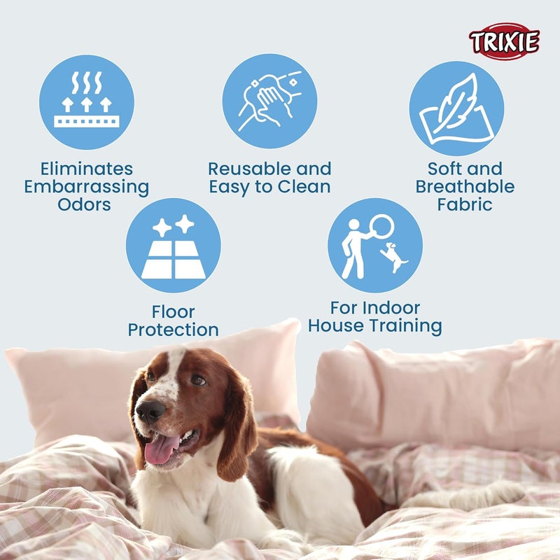 Trixie Pads for Protective Pants, Designed for Dogs in The Season to Prevent Staining of Carpets & Other Fabrics, Perfect for House Training - 10pcs, L-XL (Pack of 3) - Image 4
