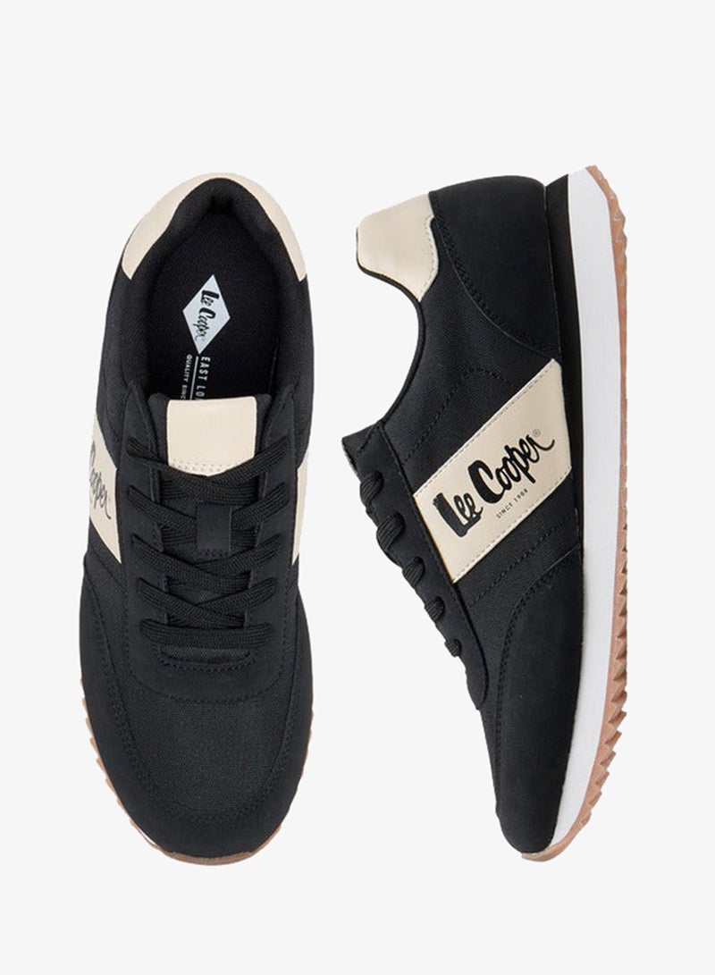 Lee Cooper Women's Panelled Lace-Up Sneakers - Image 3