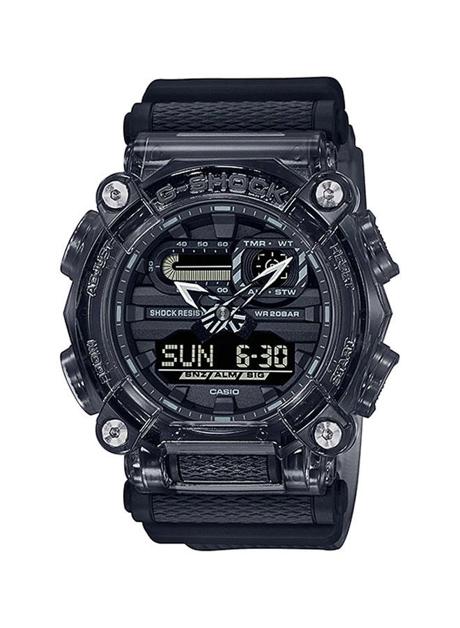 كاسيو ساعة يد من الراتينغ بعقارب ورقمي GA-900SKE-8ADR - Image 1