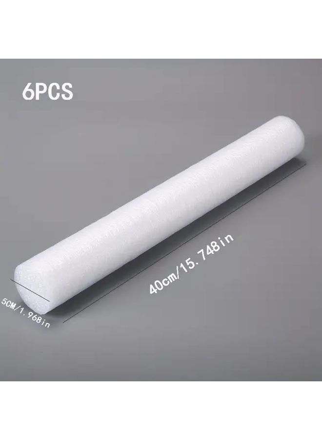 White Floral Foam Sticks 6 Pack 40cm For Wedding DIY Event Decorations - Image 2