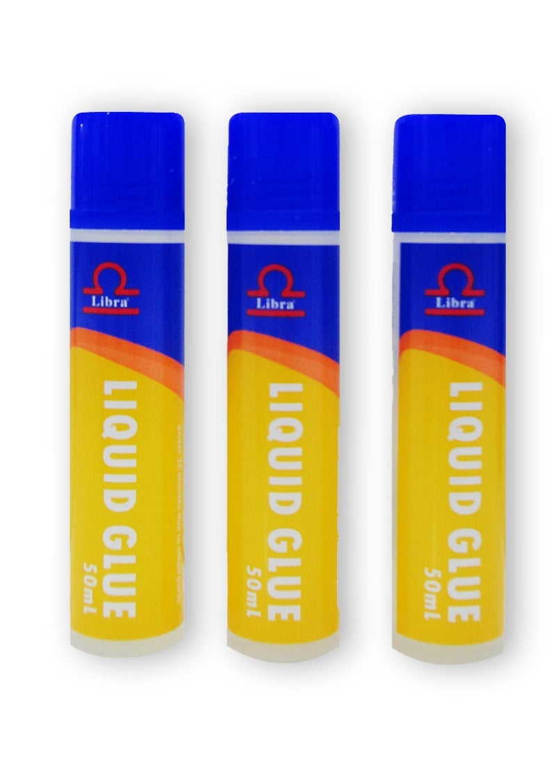 Libra غراء سائل ليبرا (شفاف) 50 مل - (12 قطعة في العلبة) - Image 2