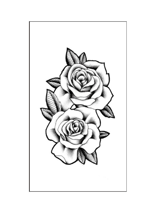 نيبمينينت ملصق تاتو مؤقت عصري مقاوم للماء أسود - Image 1