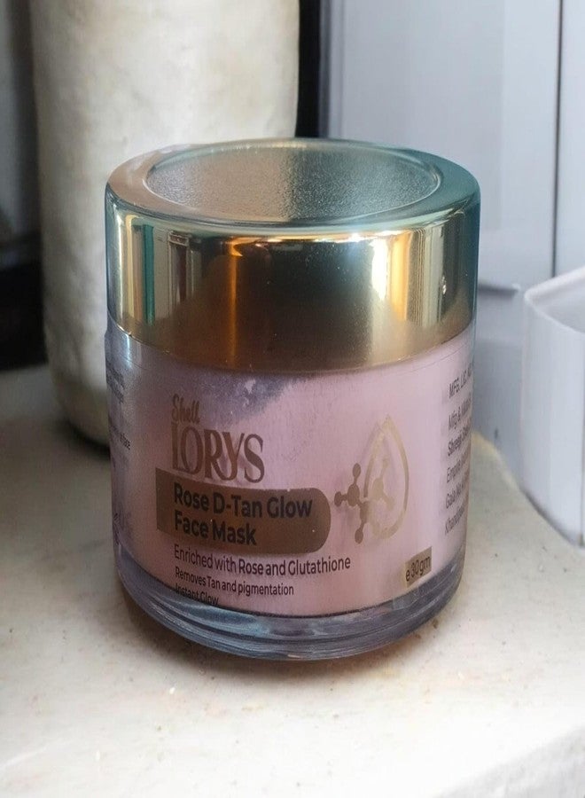 LORYS Rose & Tangerine Glow Face Mask for Tan Removal & Skin Brightening | Enriched with Rose Extract, Tangerine Peel, Vitamin B3 & Collagen Peptide | Ideal for All Skins | For Men & Women | 30 gm - Image 5