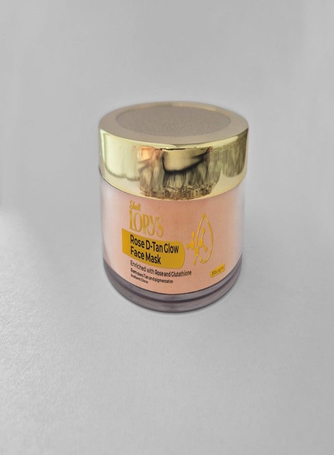 LORYS Rose & Tangerine Glow Face Mask for Tan Removal & Skin Brightening | Enriched with Rose Extract, Tangerine Peel, Vitamin B3 & Collagen Peptide | Ideal for All Skins | For Men & Women | 30 gm - Image 4