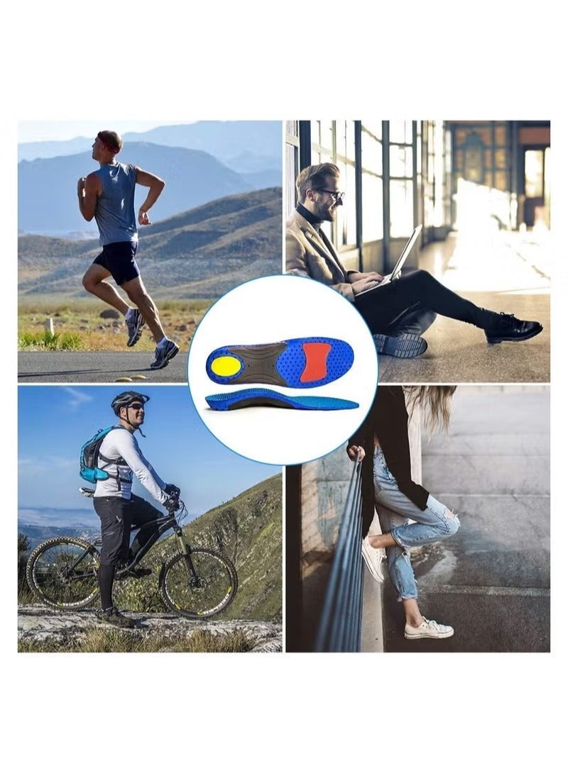 SYOSI Orthotic Insole High Arch Foot Support Soft Medical Functional insoles Insert for Severe Flat Feet Plantar Fasciitis Pain Valgus Man And Woman - Image 3