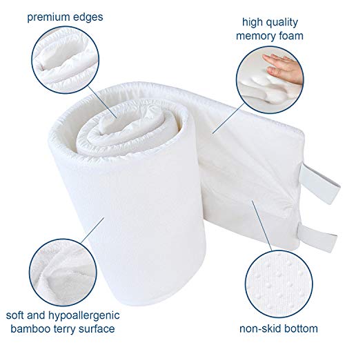 Moonsea Bed Bridge Twin to King Converter Kit, Twin Bed Connector with Extra Wide, Bamboo Terry Surface, Memory Foam Filler Pad and Non-Skid Bottom, Great for Guest and Family Room. - Image 2