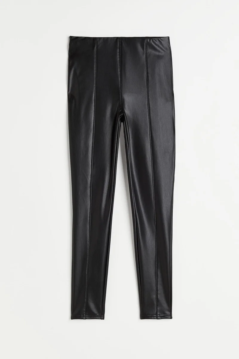 H&M Pu High Waist Leggings