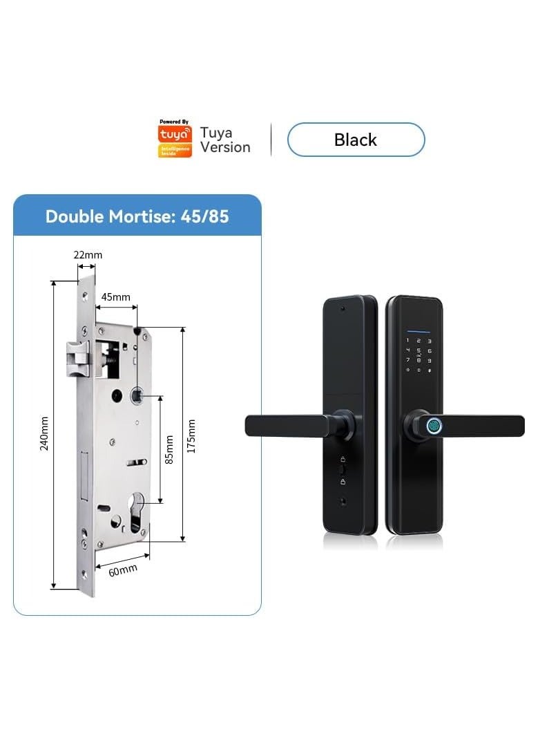 Nomeregan Smart Door Lock, TT Lock WiFi Lock , No Need Gateway, Fingerprint Door Lock, Deadbolt, Easy Installation for Front Door, Home, Office, Airbnb - Image 5