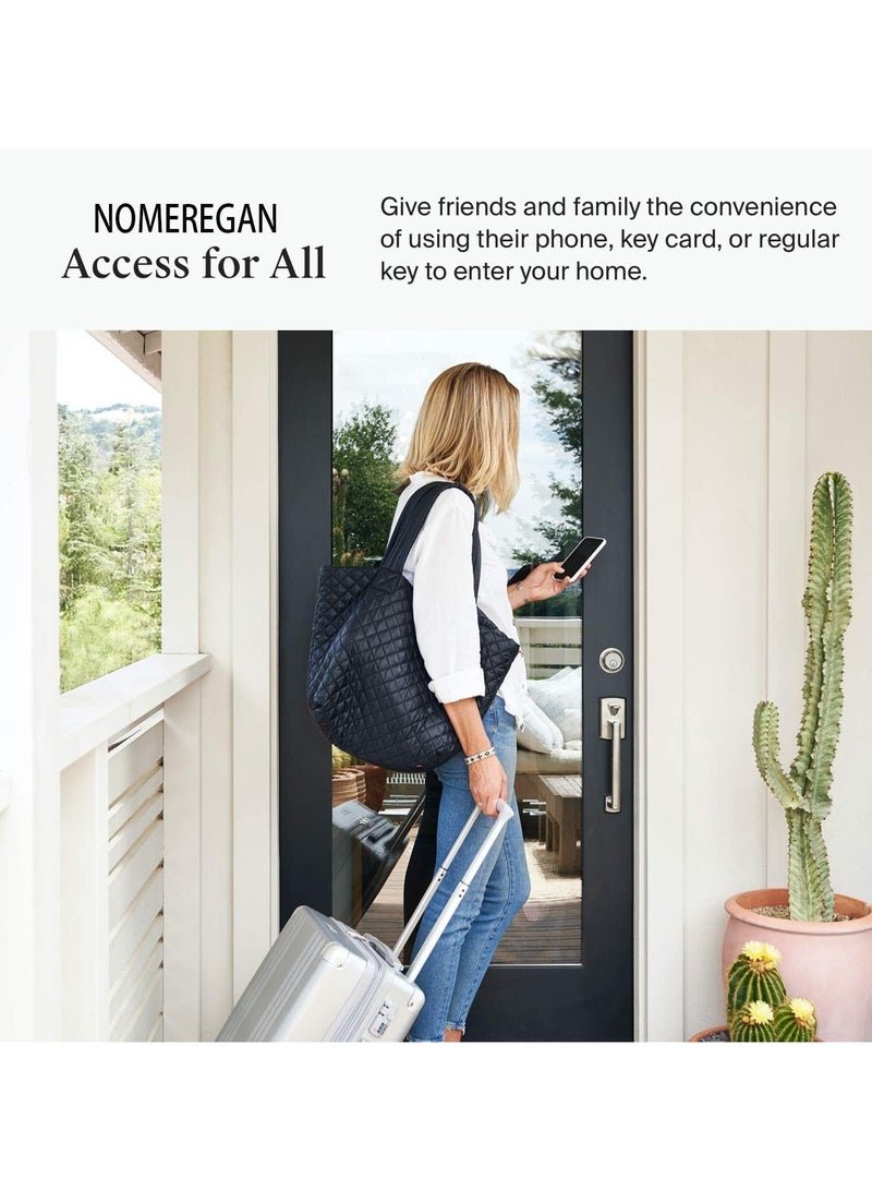 Nomeregan Smart Door Lock, TT Lock WiFi Lock , No Need Gateway, Fingerprint Door Lock, Deadbolt, Easy Installation for Front Door, Home, Office, Airbnb - Image 4