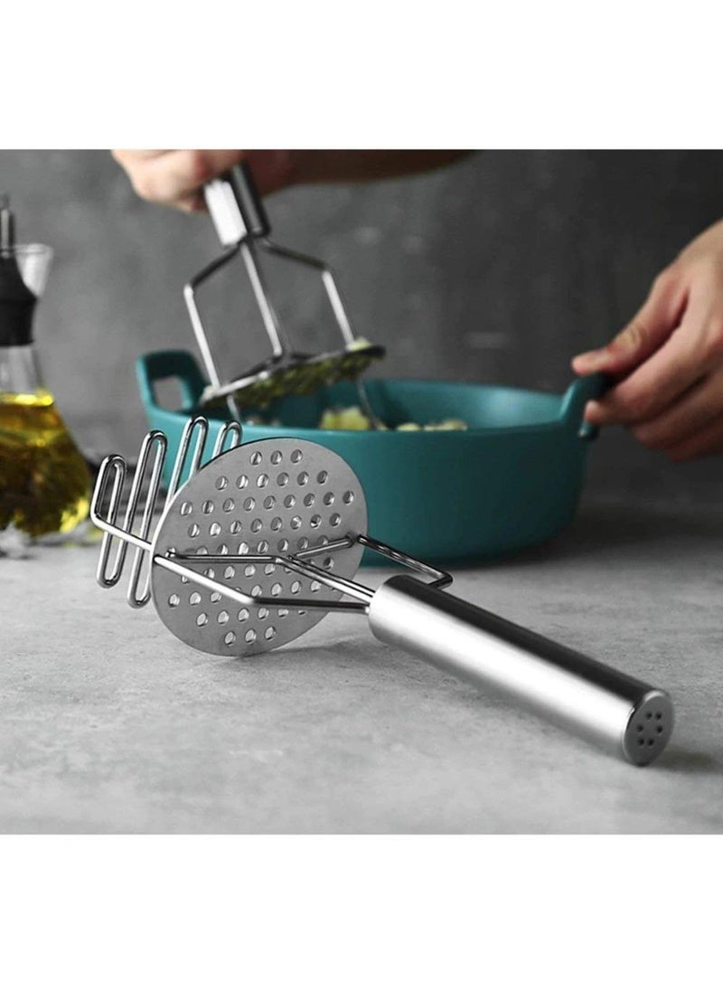 Gopinath Autolink Gopinath Autolink Stainless Steel Potato Masher Pav bhaji Vegetable Smasher Silver  - Image 5