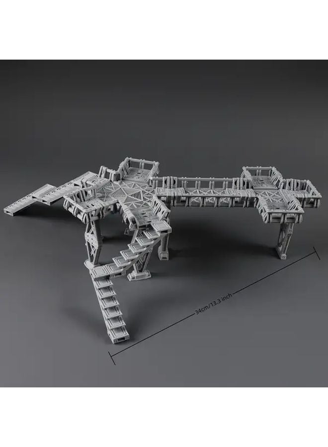 Sci Fi Terrain Set With Modular Walkways For RPGs DnD Space Station - Image 3