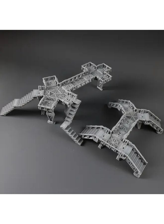 Sci Fi Terrain Set With Modular Walkways For RPGs DnD Space Station - Image 4