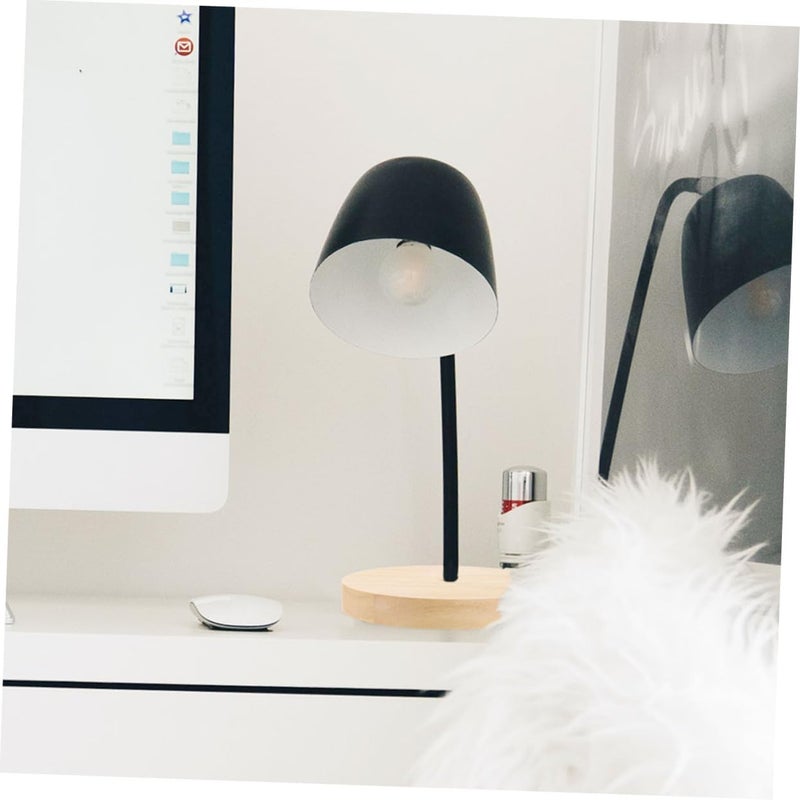 2pcs Solid Wood Lamp Base Holder Round Display Stand for Table Lamps Home Office Decor Stable Design Natural Wood Grain - Image 4