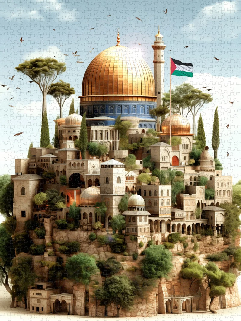 اناتوليان 1000 Piece Puzzle / Jerusalem - Code 1165