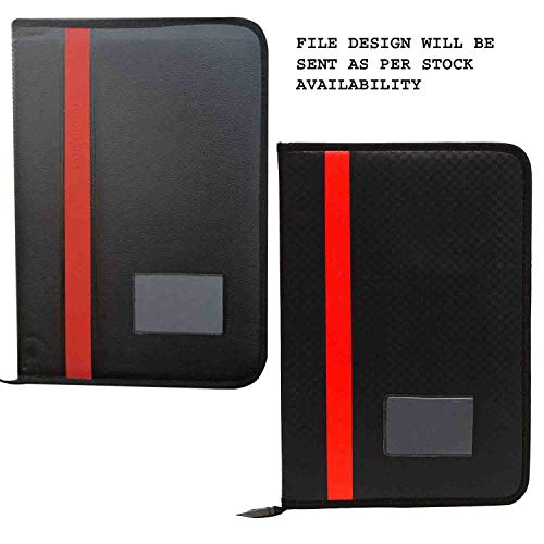 GreatDio® 20 Leafs Files and Folders Executive Files and Folders -Pack of 1/Certificate File Holder/Document Folder for certificates/Document Folder for certificates A4 Size/Document Folder with Zip - Image 2