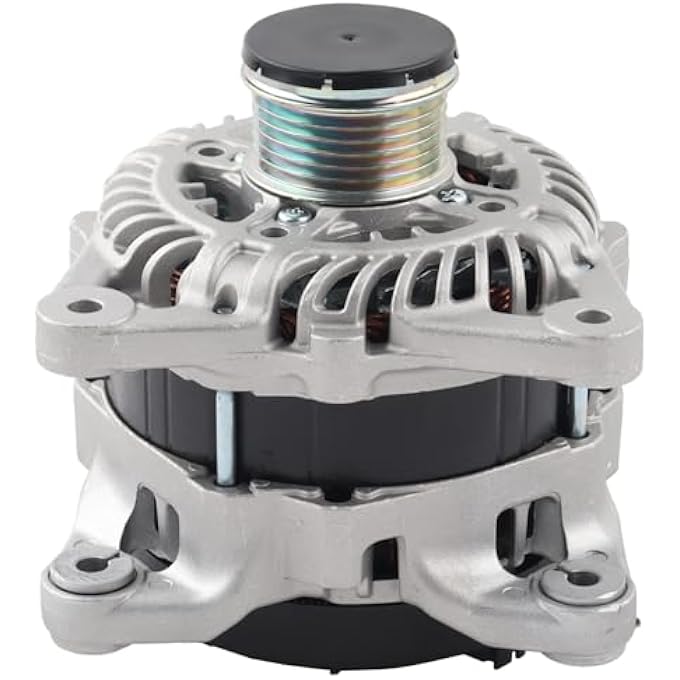 MISIOEK Alternator 120A 12V 6-Groove Pulley Compatible with 2020-2022 Versa L4 1.6L,2020-2023 Kicks L4 1.6L, Replace A005TE0382ZX - Image 2