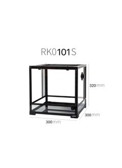 REPTI ZOO Glass Reptile Terrarium, Front Opening Reptile Tank for Reptile Pets Gecko Lizard Snake, Top Screen Ventilation Escape Proof Lid (RK0101S) - pzsku/Z64EC163DD47825D87242Z/45/1741268572/b9623e56-94cc-428c-8fc5-f0bc3fbd25ff