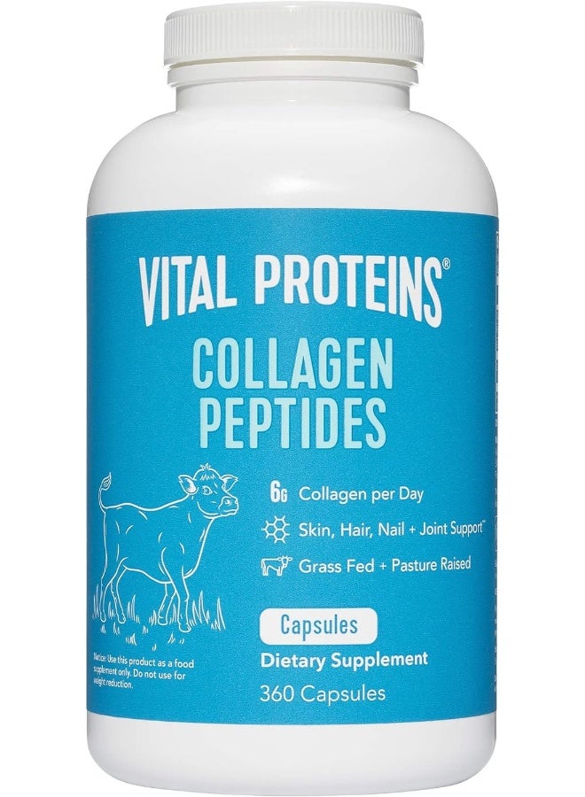 Vital Proteins فيتال بروتينز، ببتيدات الكولاجين، 550 ملغ، 360 كبسولة - Image 1
