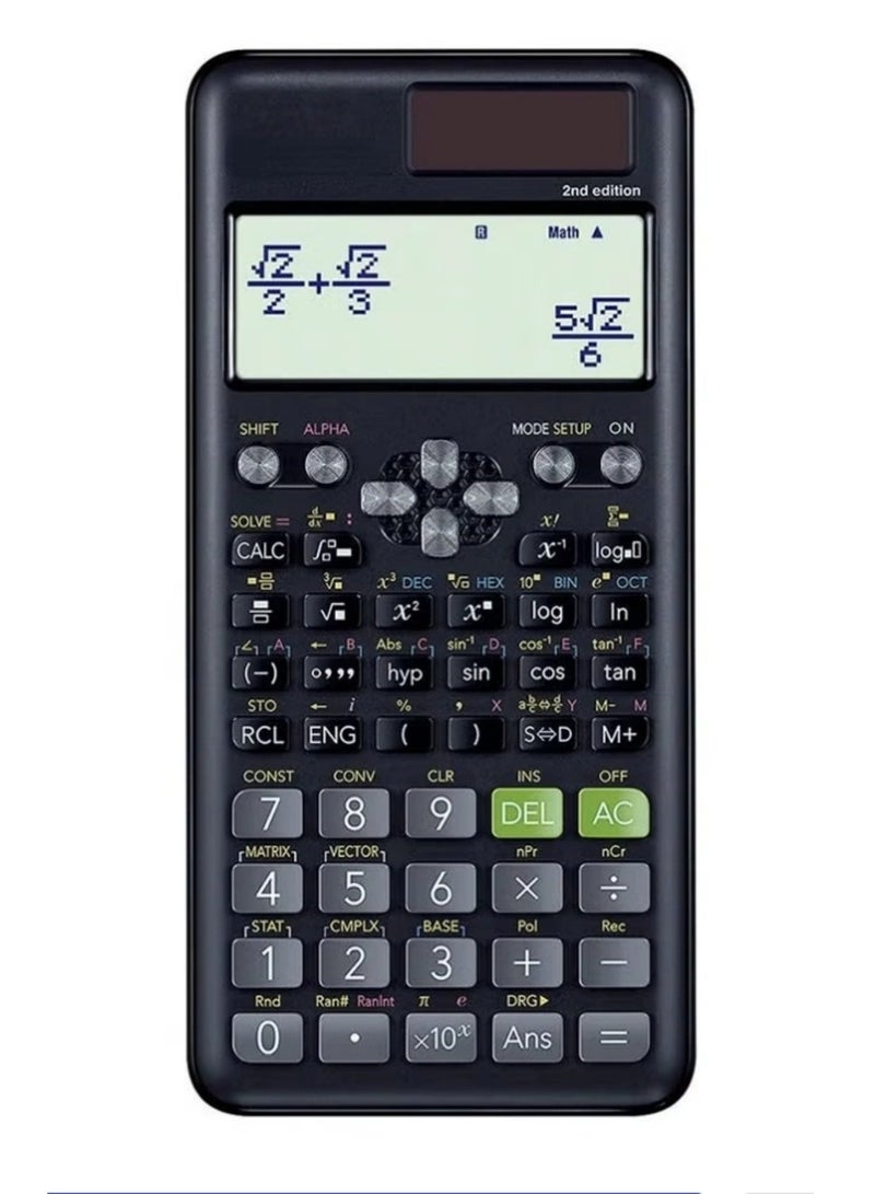 Fx-991Es Plus 2nd Edition Scientific Calculator Black - Image 1