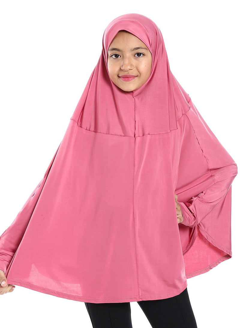 سيزار خمار صلاة بناتي مزود بأكمام  - Image 1
