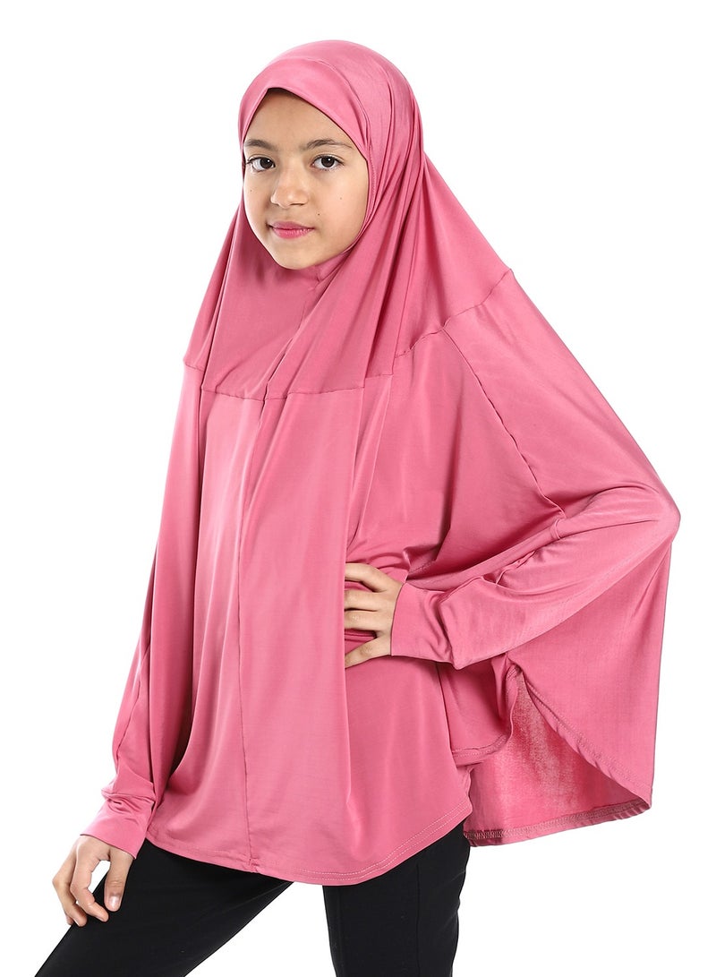 سيزار خمار صلاة بناتي مزود بأكمام  - Image 2