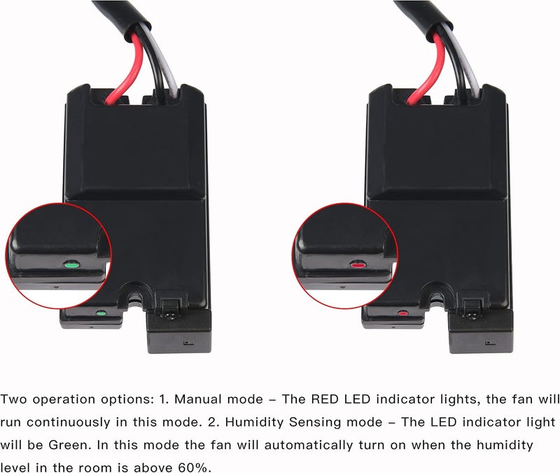 Tech Drive Very Quiet 80 CFM, 1.5 Sone No Attic access Needed Installation Bathroom Ventilation and Exhaust Fan with Humidity sensor - Image 3